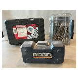 Craftsman Socket Wrench Set, Ridgid Drill Bits,