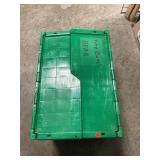 Plastic Flip-Top Storage Tote