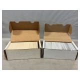 (2) Boxes Of Assorted Baseball Cards