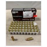 (50) Rounds Of Federal 9mm Luger Ammo