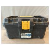 Tool Box With Corded Ryobi Grinder With Grinding