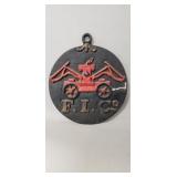 (1) Vintage Cast Iron Fire Company Mark (11.5'