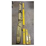 (3) Stabila Levels w/ Carrier (10', 16' & 78' /