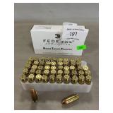 (50) Rounds Of Federal 9mm Luger Ammo