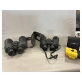 Nikon 70 x 50 Binoculars, Brookstone 10 x 50