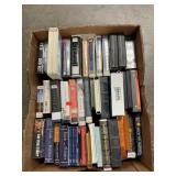 Box Lot Of Audio Books, Self-Help, Novels