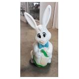 (1) Easter Bunny Blow Mold (28" Tall)