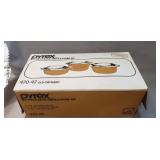 Vintage Pyrex 3-Piece Bake, Serve & Store Set