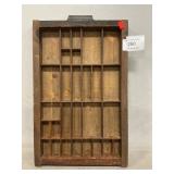 Vintage Printerï¿½s Letter Press Drawer