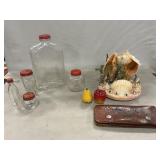 Vintage Refrigerator Bottle, Shaker, Jars,