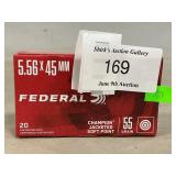 (20) Rounds Of 5.56 x 45mm Ammo