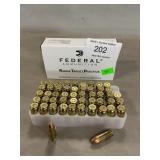 (50) Rounds Of Federal 9mm Luger Ammo