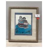 Batik Painting Print