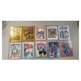 (10) Assorted Sports Cards (NFL Football, Hockey