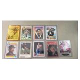 (9) Assorted Sports Cards (NFL Football, Baseball