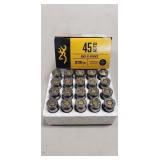 (20) Rounds 45 Auto Ammo