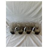 Tray Lot of Glassware (4) Handled Glasses (11)