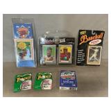 Packs Of Baseball Cards & Playing Cards (1990