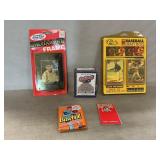 Baseball Cards, Frame, Schedule, (Wax Pack Is