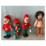 Vintage Christmas Elves, Doll