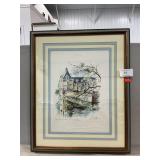John Haymson Framed Watercolor Print