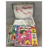 Vintage deejay Happy Tunes Portable Record Player
