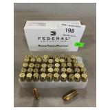 (50) Rounds Of Federal 9mm Luger Ammo