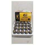 (20) Rounds 45 Auto Ammo