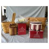 (4) Longaberger Baskets & Bible