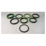 (8) Vintage Bakelite Bangle Bracelets