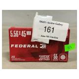 (20) Rounds Of 5.56 x 45mm Ammo