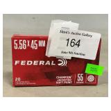 (20) Rounds Of 5.56 x 45mm Ammo