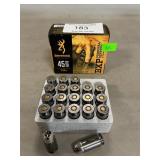 (20) Rounds Of Browning .45 Auto Ammo