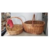 (2) Wicker Baskets