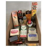 Lot Of Vintage Product Containers, Dime Bank
