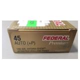 (50) Rounds 45 Auto (+P)