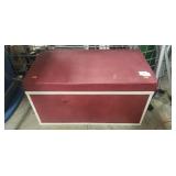 Vintage Padded Seat Toy Chest (27'ï¿½15'ï¿½14.5')