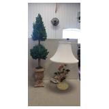 (1) Electric Accent Table Lamp (20' Tall) & (1)