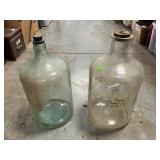 (2) Glass Water Jugs Including 1 Pyrex