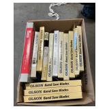 Box Lot With New Band Saw Blades