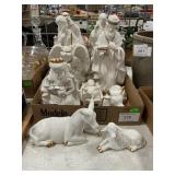 Porcelain Nativity Figures
