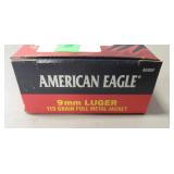 (50) Rounds 9mm Luger Ammo