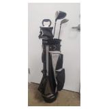 (2) Golf Clubs w/ Bag & A Shag Bag