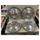 (4) 1950ï¿½s Nash Hubcaps
