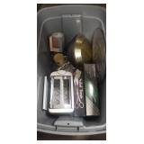 Box Lot Of Assorted Items Including A Plastic