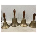 (4) Brass Bells