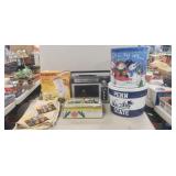 Box Lot Of Assorted Items Including (2) Plastic