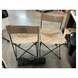 Pair Of Ford Windstar Branded Folding Chairs,