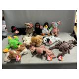(12) Ty Beanie Babies