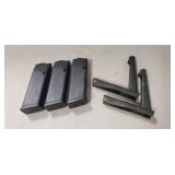 (3) Glock .45 Caliber Magazines (G21) & (2) Tree